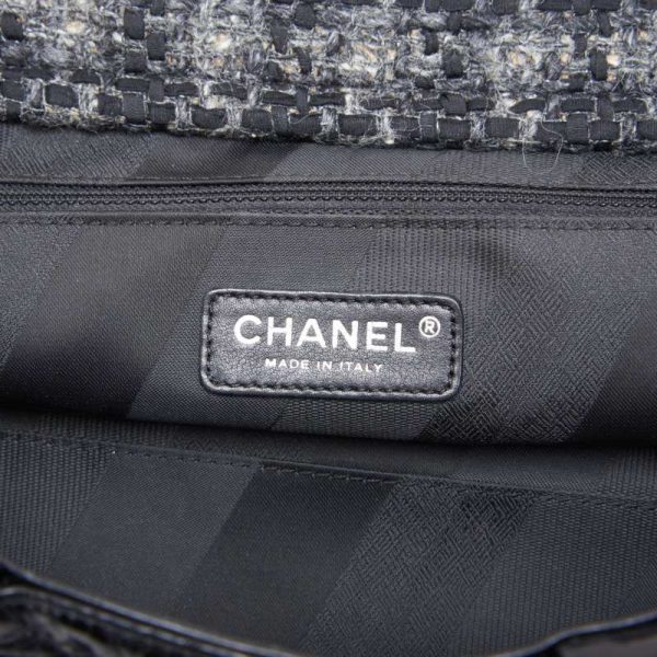 9 Chanel Portobello 2way Bag Handbag Calf Black