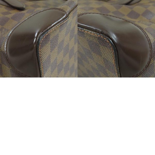 9 Louis Vuitton Hampstead MM Damier Ebene Tote Bag Damier Canvas