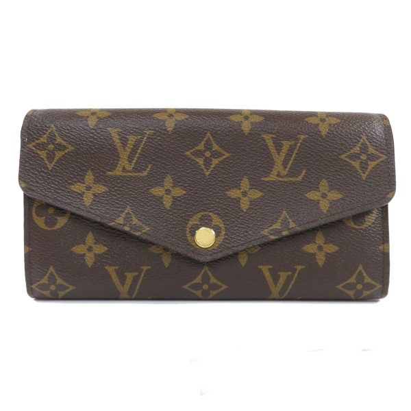 1 Louis Vuitton Portefeuille Sarah Monogram Long Wallet With Coin Purse Monogram Canvas