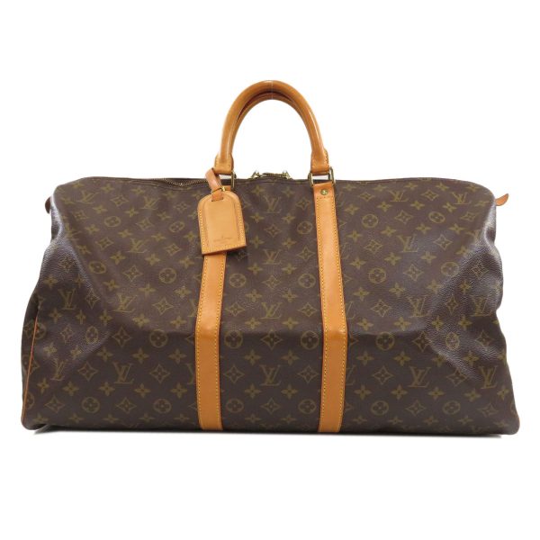 1 Louis Vuitton Keepall 55 Monogram Boston Bag Monogram Canvas