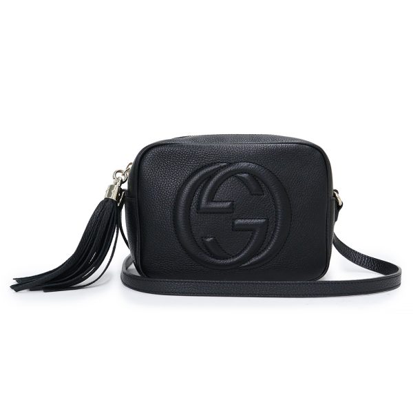 1 Gucci Soho Small Disco Bag Crossbody Grain Leather Black