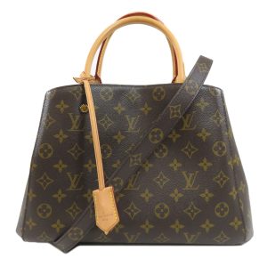 1 Louis Vuitton 2WAY Bag Monogram Speedy Shoulder Bag Brown