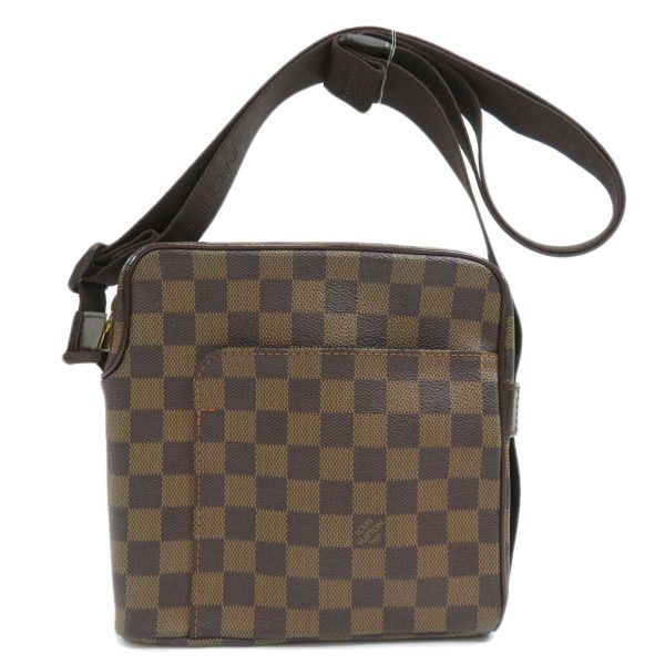 1 Louis Vuitton Olaf PM Damier Ebene Shoulder Bag Damier Canvas