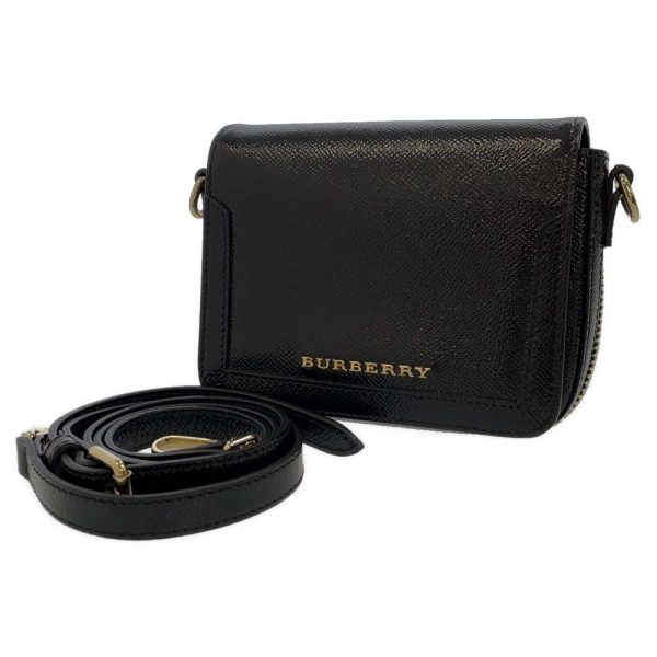 1 Burberry Shoulder Bag Mini Leather Crossbody Black