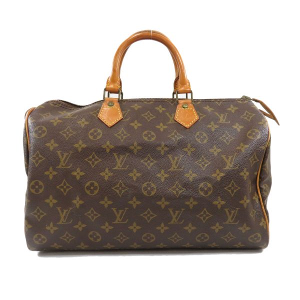 1 Louis Vuitton Speedy 35 Monogram Boston Bag Monogram Canvas