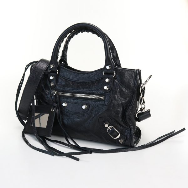 1 Balenciaga Classic Mini City Handbag Black