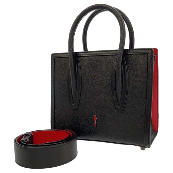 1 Christian Louboutin Bag 2way Shoulder Bag Black Red