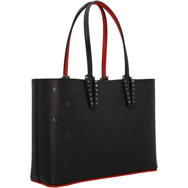 1 Christian Louboutin Cabata Small Tote Bag AutumnWinter 2023 Black Red