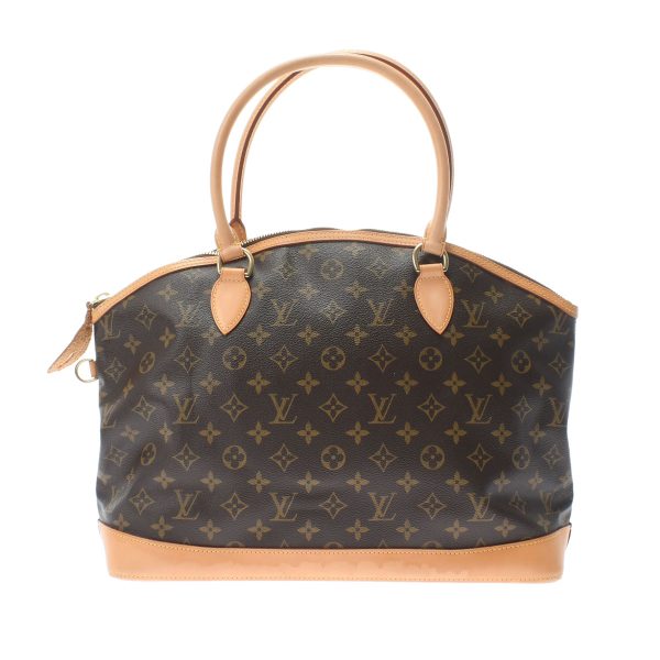 1 Louis Vuitton Lockit Brown Monogram Canvas Handbag