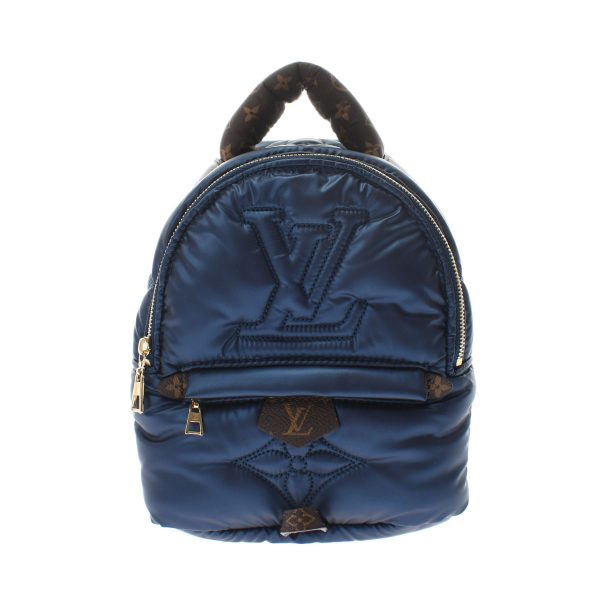 1 Louis Vuitton Monogram Palm Springs Backpack Mini Navy