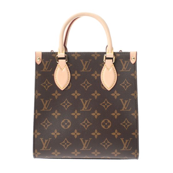 1 Louis Vuitton Sac Plat BB Brown Monogram Canvas Tote Bag