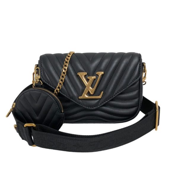 1 Louis Vuitton Multi Pochette Black Calfskin