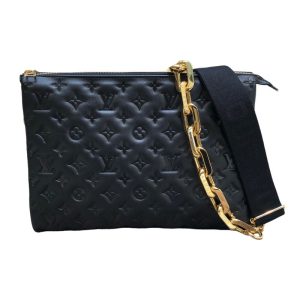 1 Christian Louboutin Blaster Mini Pouch Keyring Bag Black