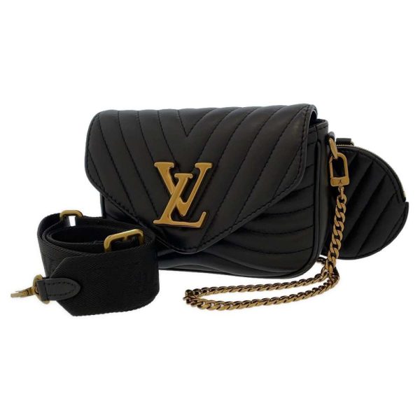 1 Louis Vuitton Multi Pochette with Coin Case Black