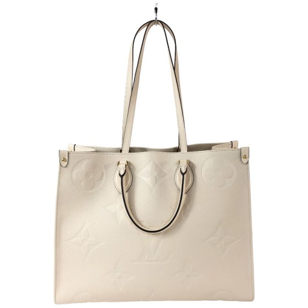 1 Louis Vuitton On The Go GM Claim Handbag Beige