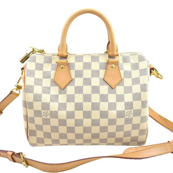 1 Louis Vuitton Speedy Bandouliere 25 Damier Azur