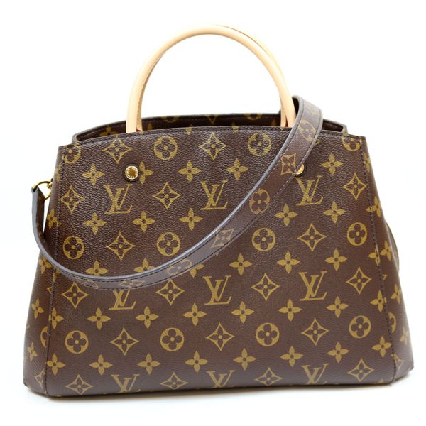 1 Louis Vuitton Montaigne MM Monogram Gold Hardware