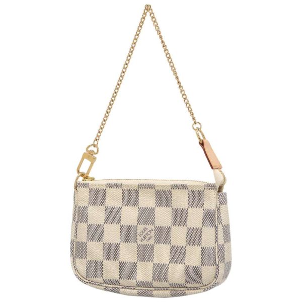 1 Louis Vuitton Pouch Damier Azur Mini Pochette Accessoire Beige