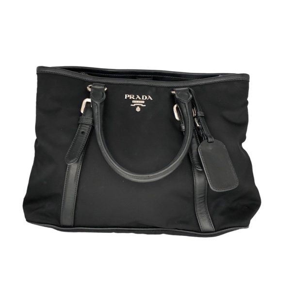 1 Prada Nylon 2way Tote Bag Black