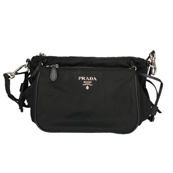 1 Prada Shoulder Bag Nylon Shoulder Bag Black