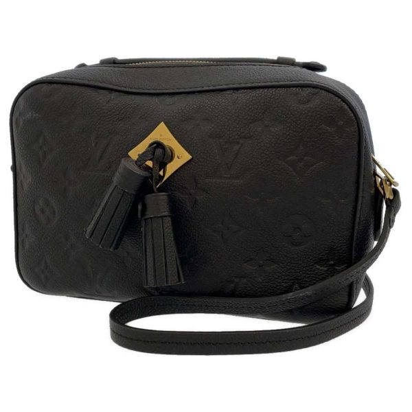 1 Louis Vuitton Shoulder Bag Monogram Empreinte Saintonge Black