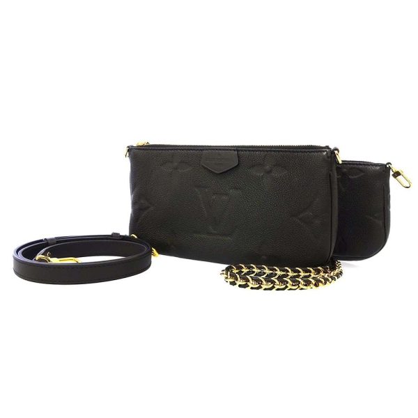 1 Louis Vuitton Shoulder Bag Monogram Empreinte Black