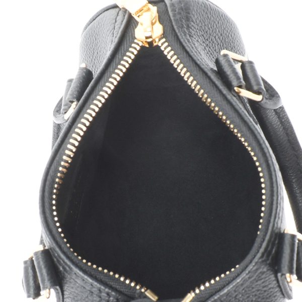 10 Louis Vuitton Empreinte Bicolor Nano Speedy Black Beige Leather Shoulder Bag