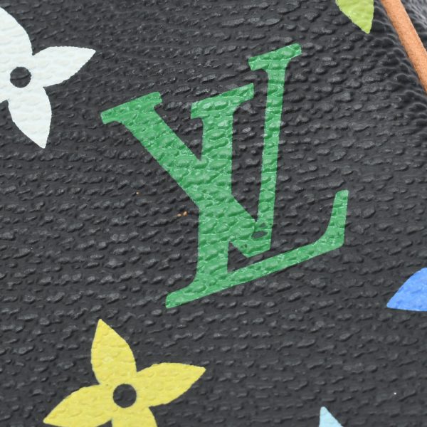 10 Louis Vuitton Monogram Pochette Accessory Noir Monogram Multicolor Accessory Pouch