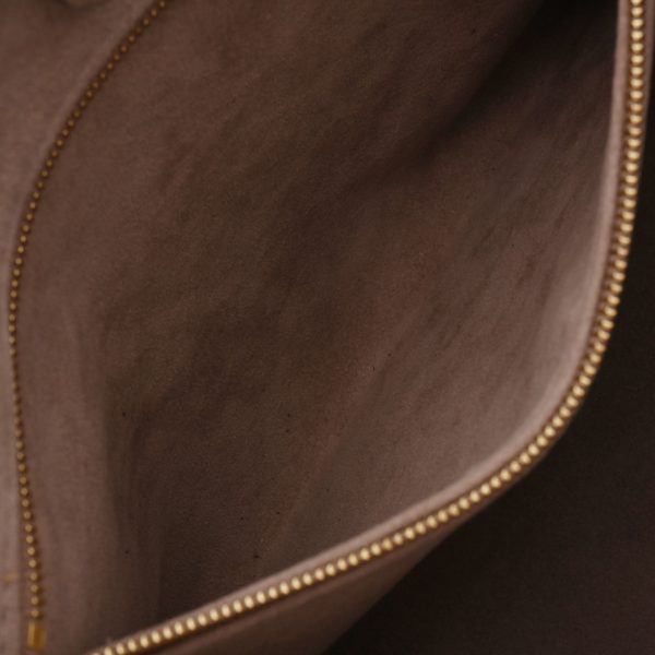 11 Monogram Empreinte On the Go PM Bicolor Tourtrail Crème Leather Handbag