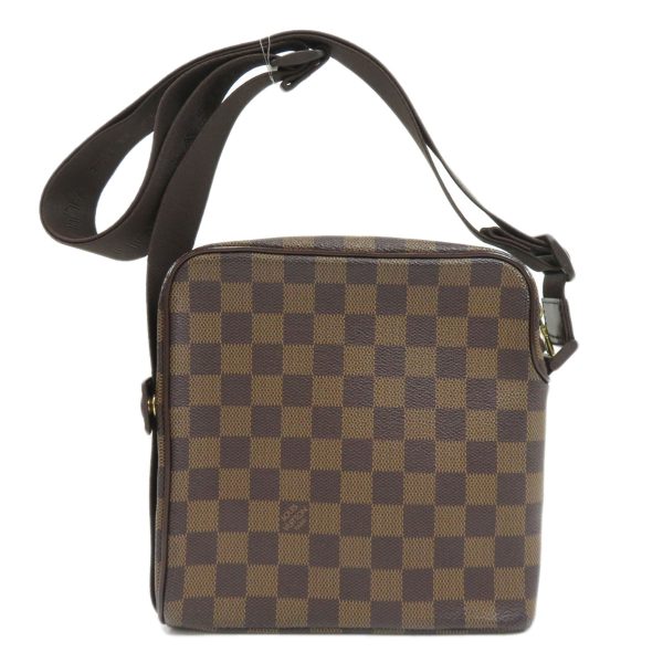 2 Louis Vuitton Olaf PM Damier Ebene Shoulder Bag Damier Canvas