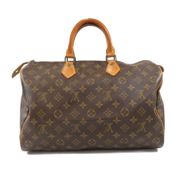 2 Louis Vuitton Speedy 35 Monogram Boston Bag Monogram Canvas