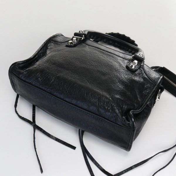 2 Balenciaga Classic Mini City Handbag Black