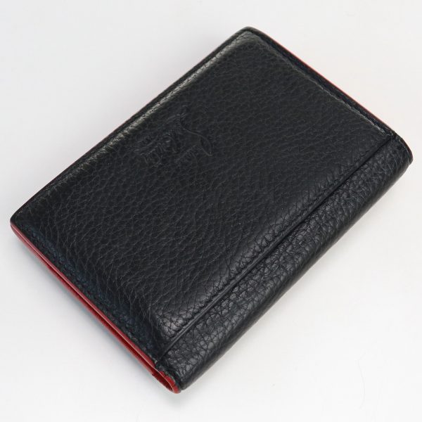 2 Christian Louboutin Vertical Card Case Black