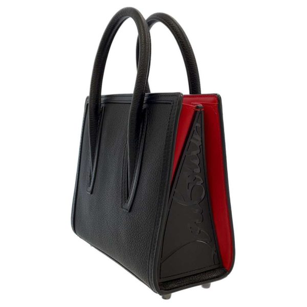 2 Christian Louboutin Bag 2way Shoulder Bag Black Red