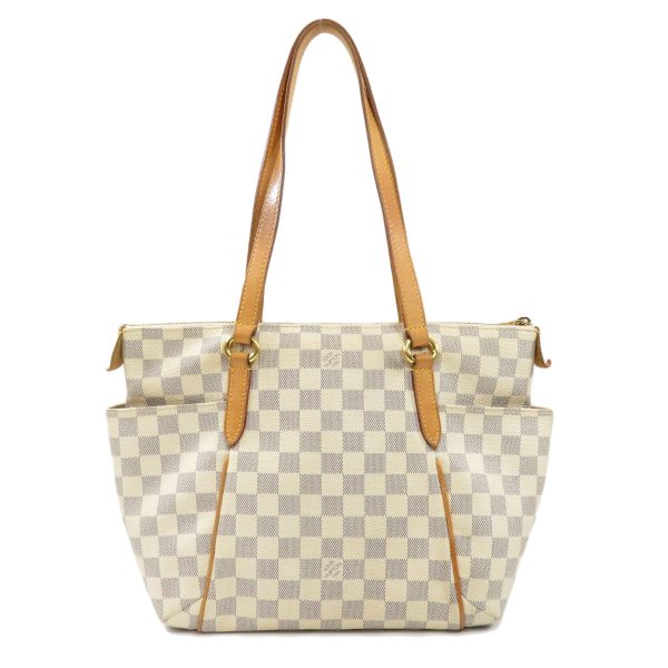 2 Louis Vuitton Totally PM Damier Azur Tote Bag Damier Canvas