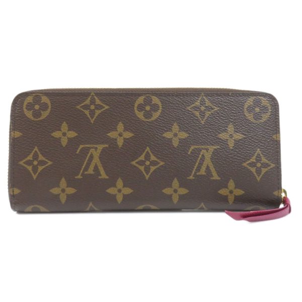 2 Louis Vuitton Portefeuille Clemence Monogram Fuchsia Long Wallet With Coin Purse