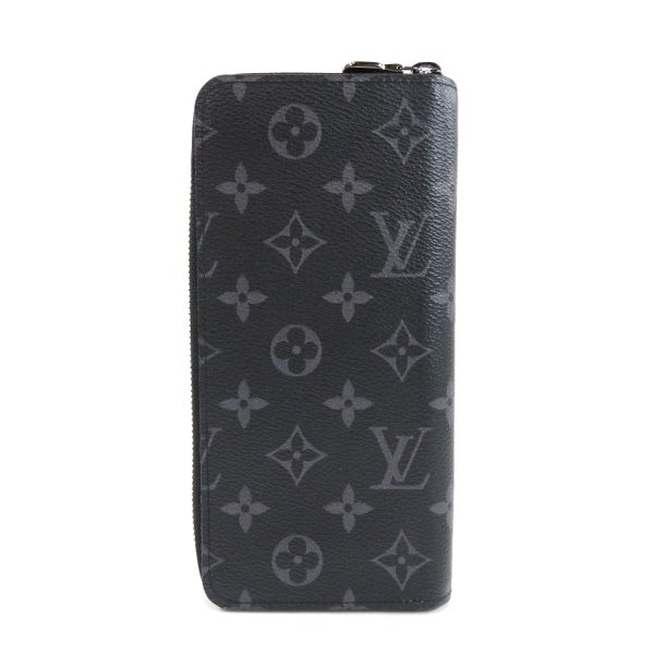 2 Louis Vuitton Zippy Wallet Vertical Eclipse Long Wallet With Coin Purse Monogram Eclipse