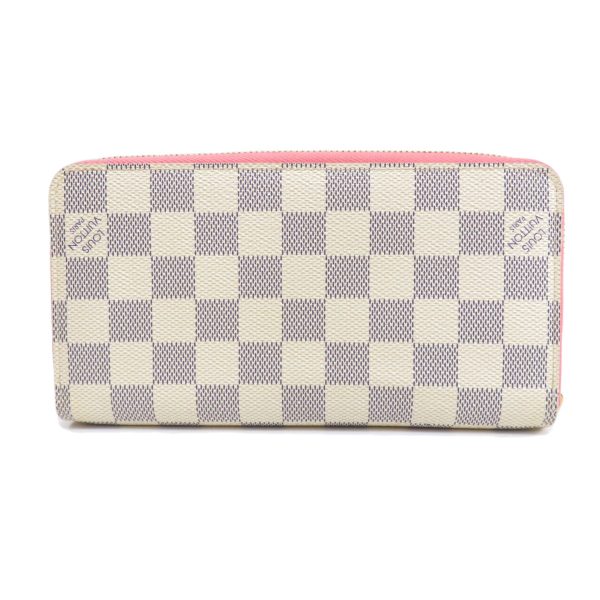 2 Louis Vuitton Zippy Wallet Damier Azur Long Wallet With Coin Purse Damier Canvas