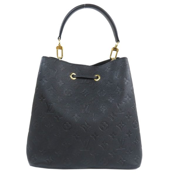 2 Louis Vuitton Neonoe Empreinte Leather Tote Bag Black