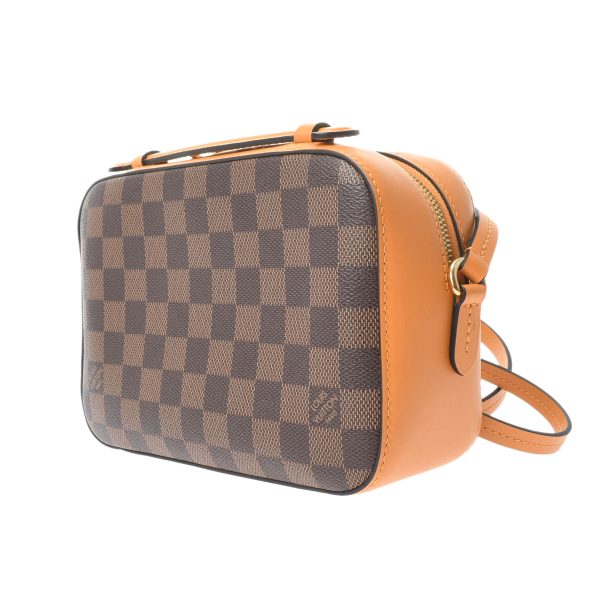 2 Louis Vuitton Damier Santa Monica Saffron Damier Canvas Shoulder Bag