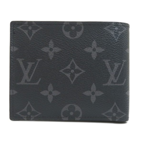2 Louis Vuitton Portefeuil Marco Monogram Eclipse Bifold Wallet With Coin Purse