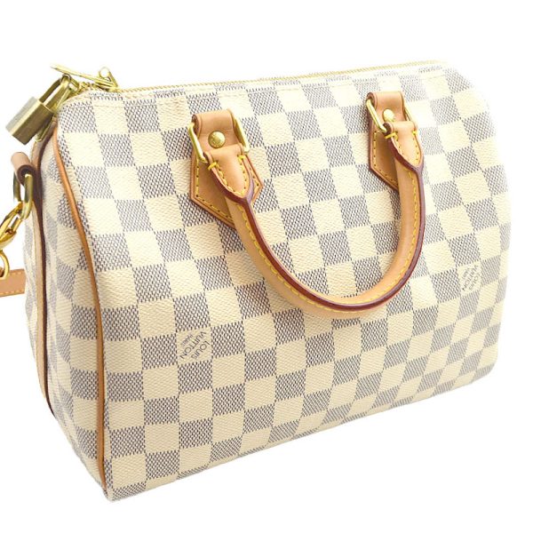 2 Louis Vuitton Speedy Bandouliere 25 Damier Azur