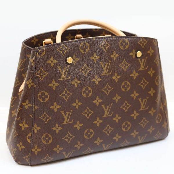 2 Louis Vuitton Montaigne MM Monogram Gold Hardware