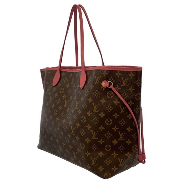 2 Louis Vuitton Monogram Ikat Flower Neverfull GM Rose Velour