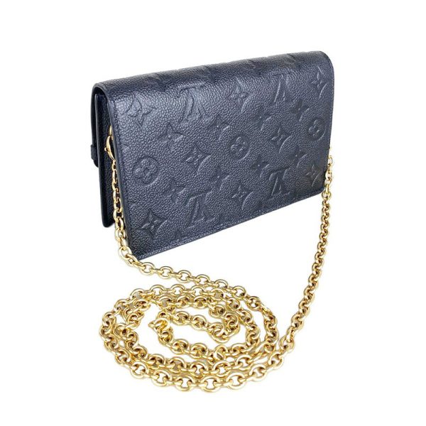 2 Louis Vuitton Vavin BB Wallet Chain Empreinte Noir