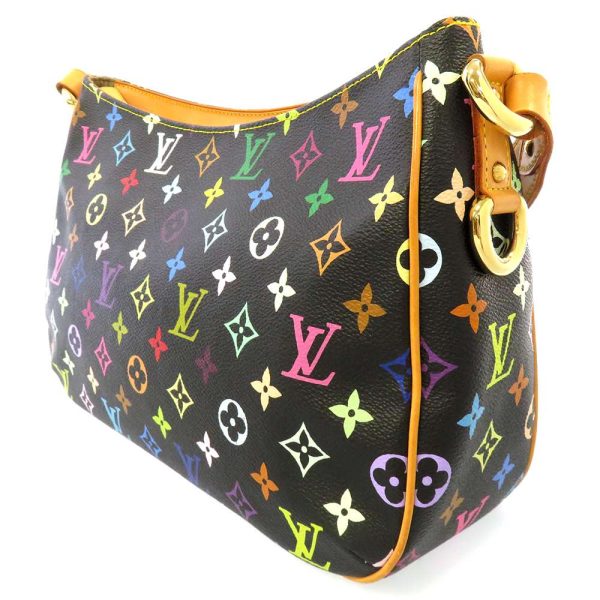 2 Louis Vuitton Shoulder Bag Monogram Multicolor GM Black