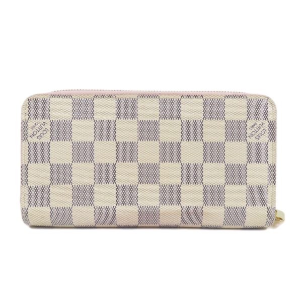 2 Louis Vuitton Zippy Wallet Damier Azur Long Wallet With Coin Purse Damier Canvas