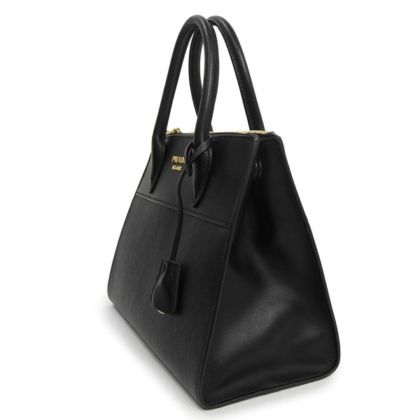 3 Prada Paradigm Bag Saffiano City Calf Leather Nero Black