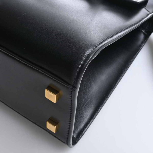 3 Saint Laurent Leather Small 2way Handbag Black