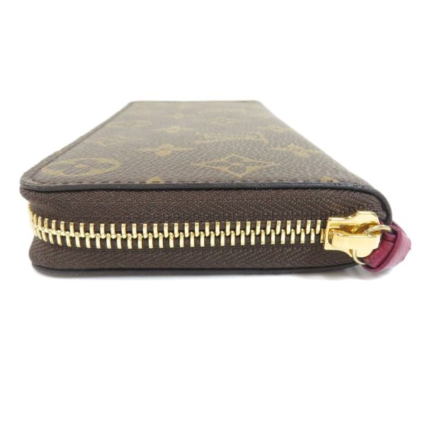 3 Louis Vuitton Portefeuille Clemence Monogram Fuchsia Long Wallet With Coin Purse